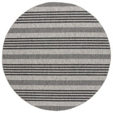 Safavieh Beach House 6'-7" x 6'-7" Rug in Grey / Charcoal