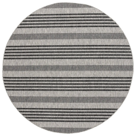 Safavieh Beach House 6'-7" x 6'-7" Rug in Grey / Charcoal