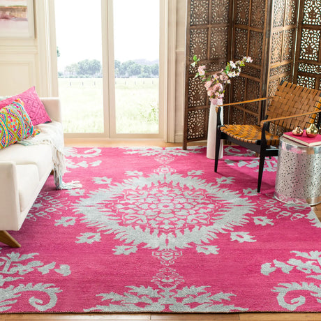 Safavieh Stone Wash 10'-0" x 14'-0" Rug in Fuchsia