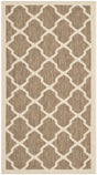 Safavieh Courtyard 2'-0" x 3'-7" Rug in Brown / Bone