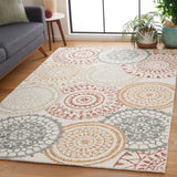 Safavieh Metro 4'-0" x 6'-0" Rug in Ivory / Grey