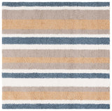 Safavieh Calico Shag 6'-7" x 6'-7" Rug in Taupe / Ivory