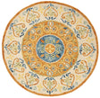 Safavieh Novelty 3'-0" x 3'-0" Rug in Rust / Ivory