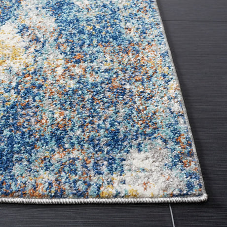 Safavieh Aston 4'-0" x 6'-0" Rug in Navy / Gold