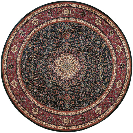 Oriental Weavers Sphinx Ariana 095b3 Blue / Red Rugs - main flat
