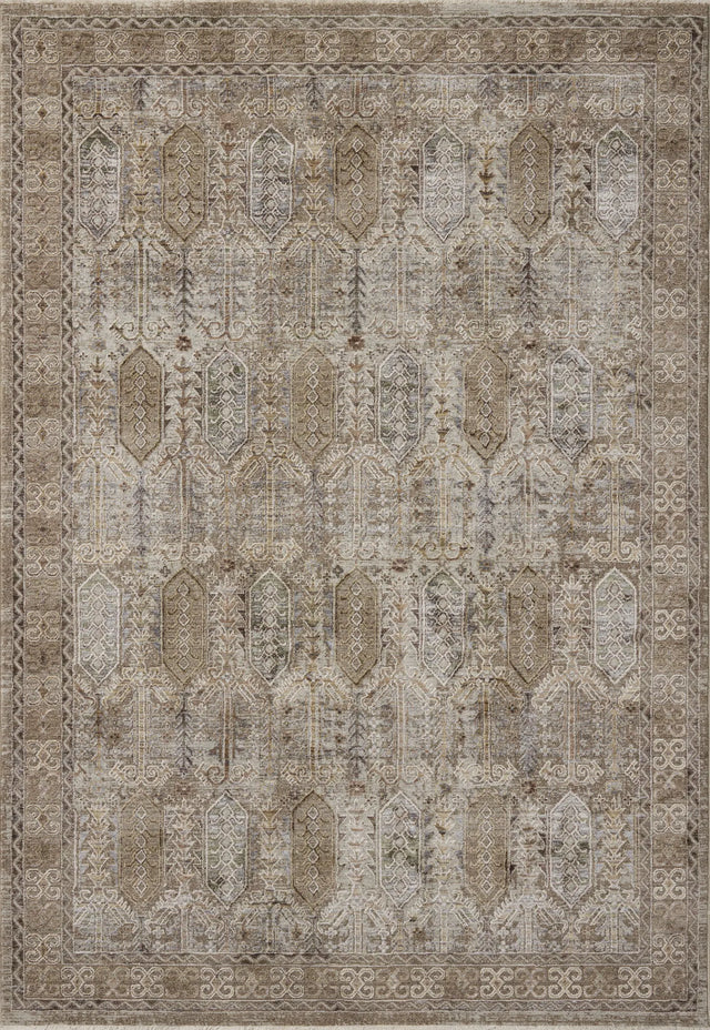 Loloi Aylin AYL-07 Taupe / Multi Rug - main flat