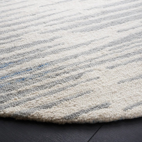 Safavieh Abstract 6'-0" x 6'-0" Rug in Ivory / Dark Blue