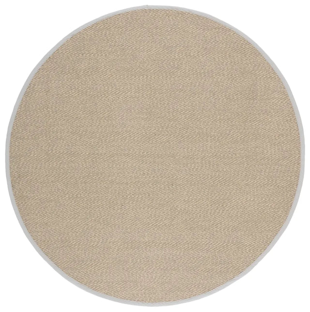 Safavieh Napa Performance Sisal  6'-0" x 6'-0" Rug in Natural / Ivory