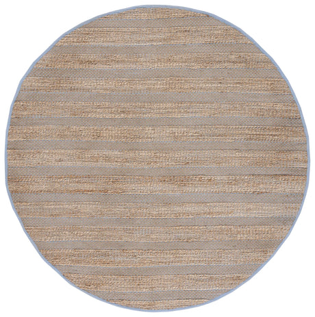 Safavieh Natural Fiber 7'-0" x 7'-0" Rug in Light Blue / Natural