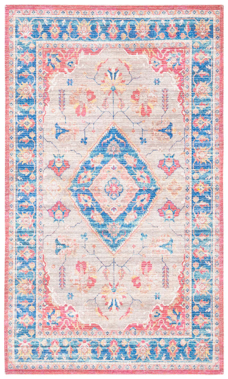 Safavieh Saffron 3'-0" x 5'-0" Rug in Rust / Ivory