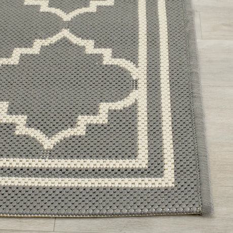 Safavieh Courtyard 2'-3" x 8'-0" Rug in Grey / Beige