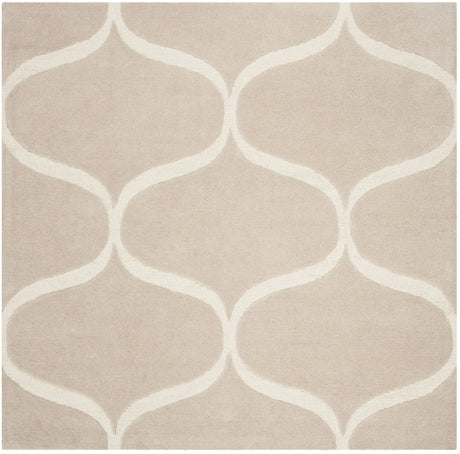Safavieh Cambridge 6'-0" x 6'-0" Rug in Light Beige / Ivory