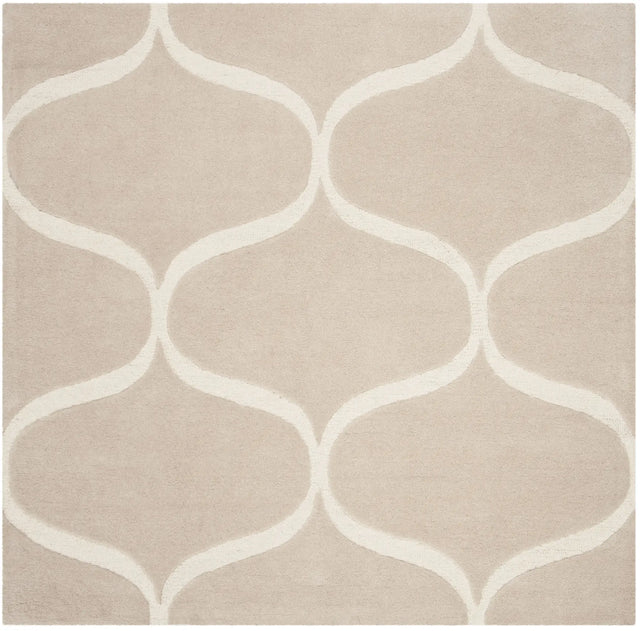 Safavieh Cambridge 6'-0" x 6'-0" Rug in Light Beige / Ivory