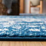 Safavieh Amsterdam 4'-0" x 6'-0" Rug in Navy / Beige