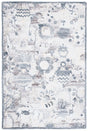 Safavieh Glamour 4'-0" x 6'-0" Rug in Light Brown / Grey