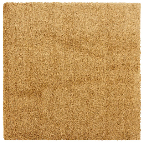 Safavieh Hudson Shag 7'-0" x 7'-0" Rug in Gold