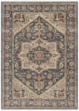 Safavieh Samarkand 6'-0" x 9'-0" Rug in Blue / Ivory