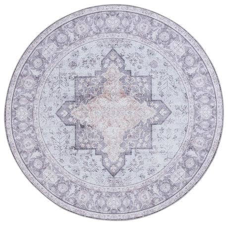 Safavieh Tucson 6'-0" x 6'-0" Rug in Light Purple / Sage