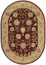 Safavieh Heritage 4'-6" x 6'-6" Rug in Red / Gold