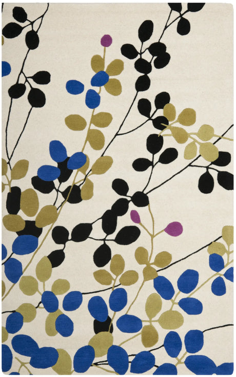 Safavieh Soho 3'-6" x 5'-6" Rug in Ivory / Multi