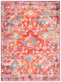 Safavieh Riviera 4'-5" x 6'-5" Rug in Orange / Light Blue