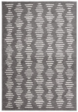 Safavieh Tulum 4'-5" x 6'-5" Rug in Dark Grey / Ivory