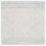 Safavieh Abstract 6'-0" x 6'-0" Rug in Grey / Ivory