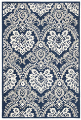 Safavieh Blossom 3'-0" x 5'-0" Rug in Navy / Ivory