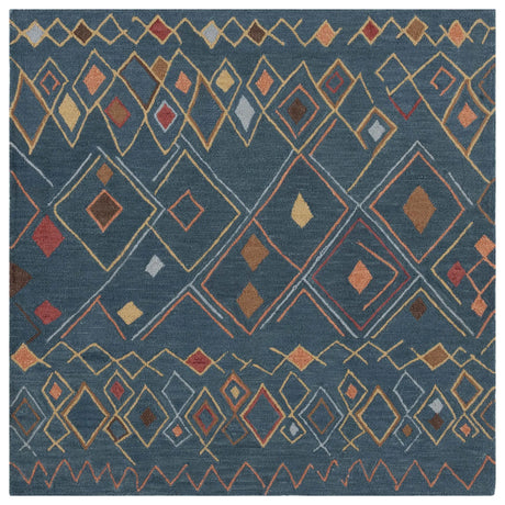Safavieh Suzani 6'-0" x 6'-0" Rug in Dark Blue / Multi