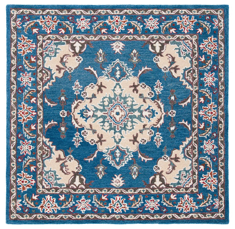 Safavieh Antiquity 6'-0" x 6'-0" Rug in Blue / Ivory