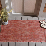 Safavieh Courtyard 2'-0" x 3'-7" Rug in Red / Red