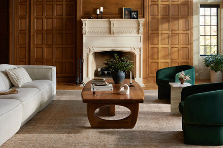 Loloi Heritage Her-01 Clay/Natural Rug - room scene 1 horizontal