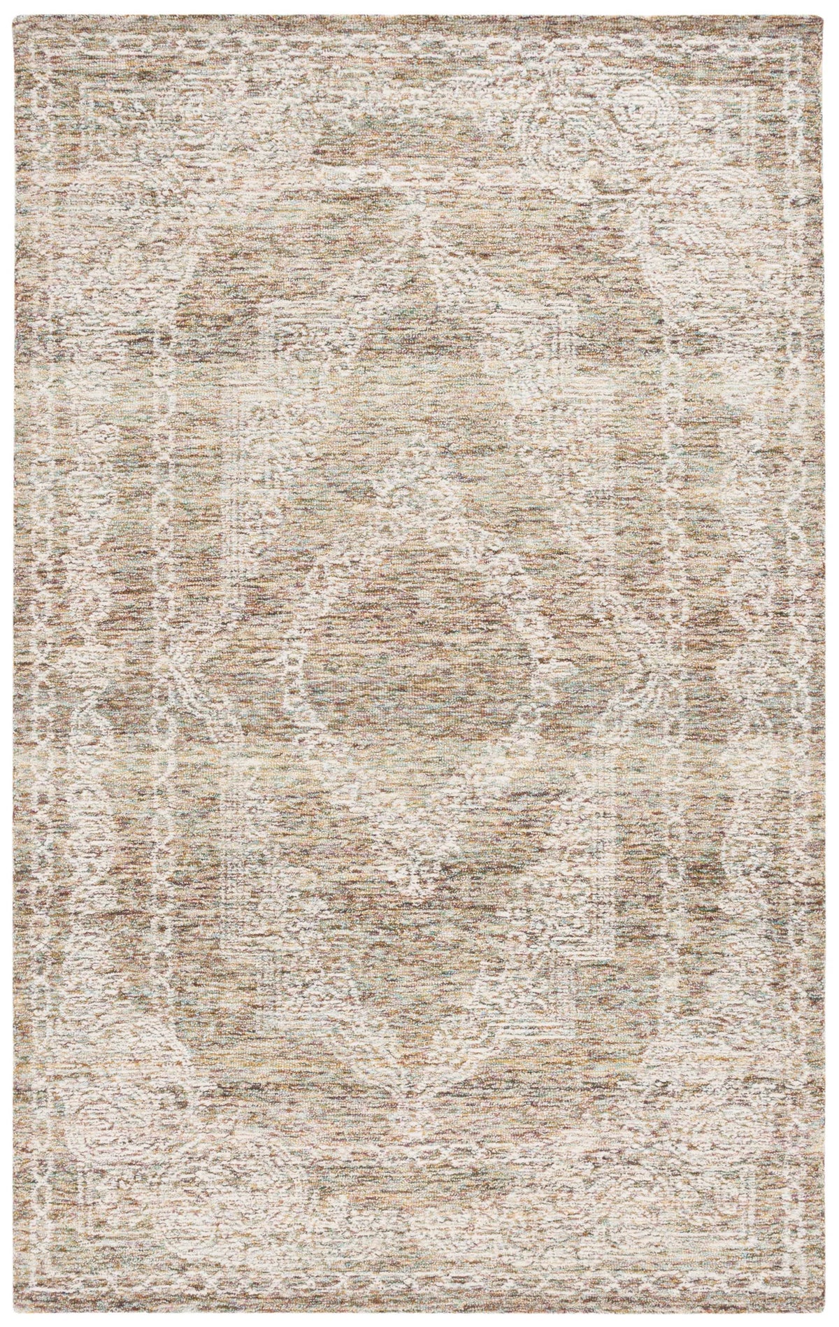 Safavieh Metro 4'-0" x 6'-0" Rug in Teal / Ivory