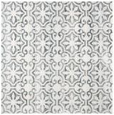 Safavieh Martha Stewart Isabella 6'-7" x 6'-7" Rug in Grey / Ivory