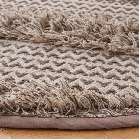 Safavieh Natura 6'-0" x 6'-0" Rug in Grey / Ivory