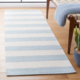 Safavieh Montauk 2'-3" x 11'-7" Rug in Sky Blue / Ivory