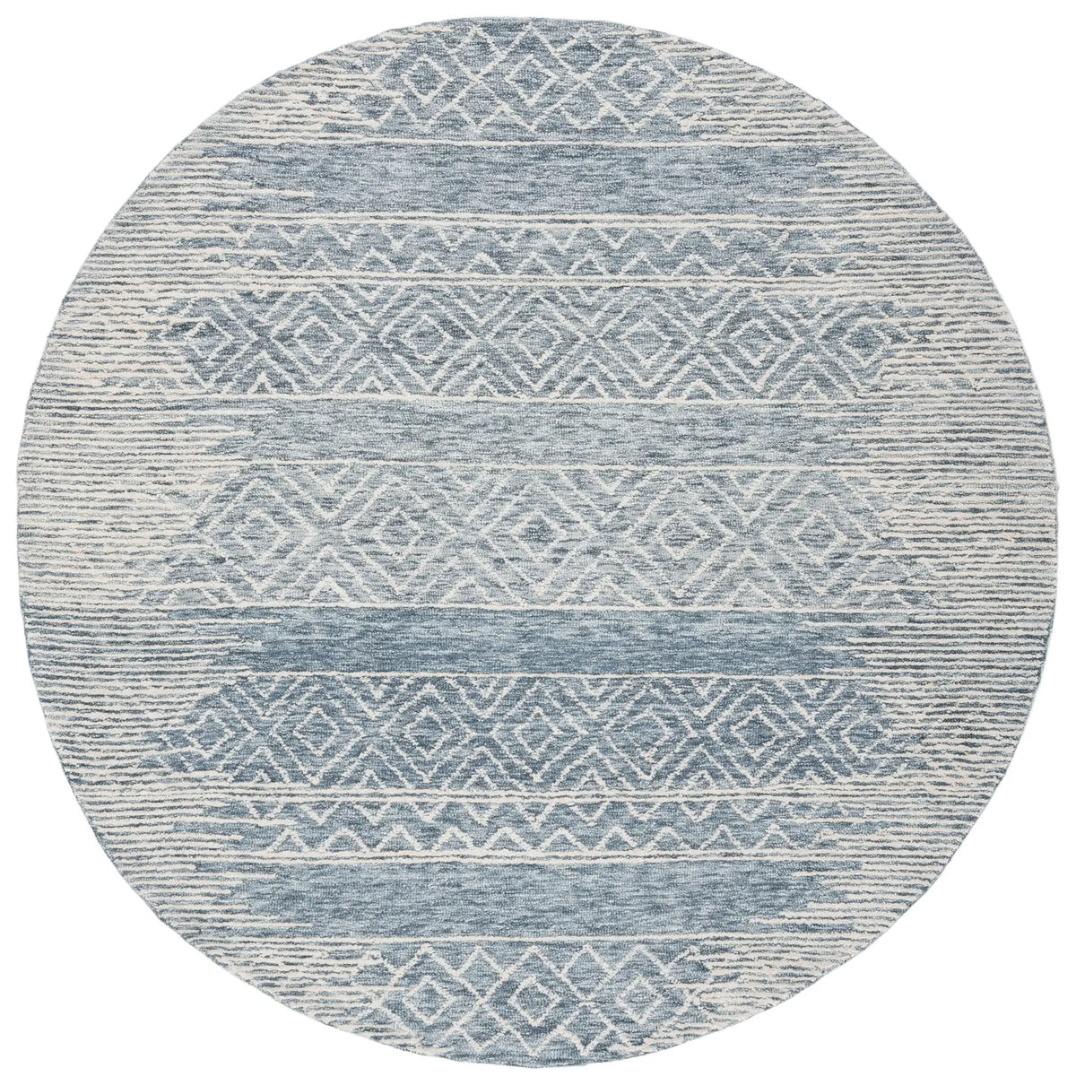 Safavieh Metro 6'-0" x 6'-0" Rug in Natural / Blue