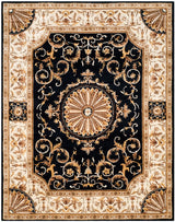 Safavieh Empire 9'-6" x 13'-6" Rug in Black / Ivory