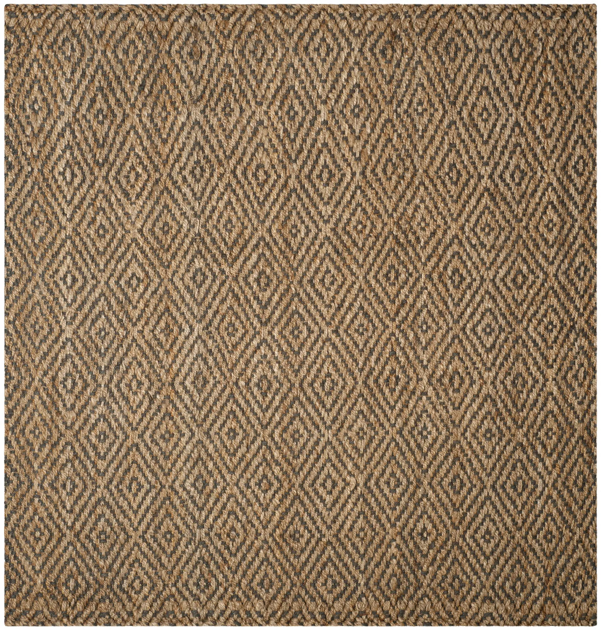 Safavieh Natural Fiber 7'-0" x 7'-0" Rug in Natural / Grey