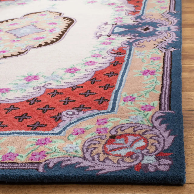 Safavieh Bellagio 5'-0" x 8'-0" Rug in Ivory / Pink
