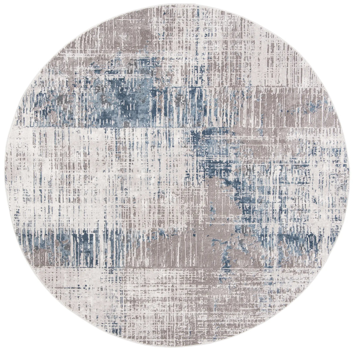 Safavieh Craft 6'-7" x 6'-7" Rug in Grey / Blue