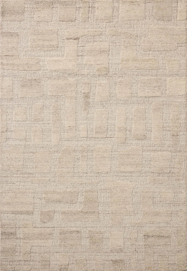 Loloi Hartley HRT-01 Ivory / Natural Rug - main flat