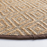 Safavieh Natural Fiber 6'-0" x 6'-0" Rug in Natural / Brown