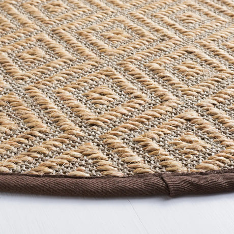 Safavieh Natural Fiber 6'-0" x 6'-0" Rug in Natural / Brown