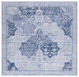 Safavieh Tucson 6'-0" x 6'-0" Rug in Grey / Navy