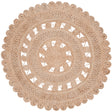 Safavieh Natural Fiber 5'-0" x 5'-0" Rug in Natural