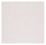 Safavieh Courtyard 6'-7" x 6'-7" Rug in Ivory / Soft Pink