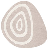 Safavieh Novelty 5'-0" x 5'-0" Rug in Beige / Ivory