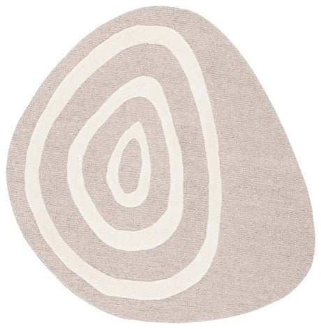 Safavieh Novelty 5'-0" x 5'-0" Rug in Beige / Ivory
