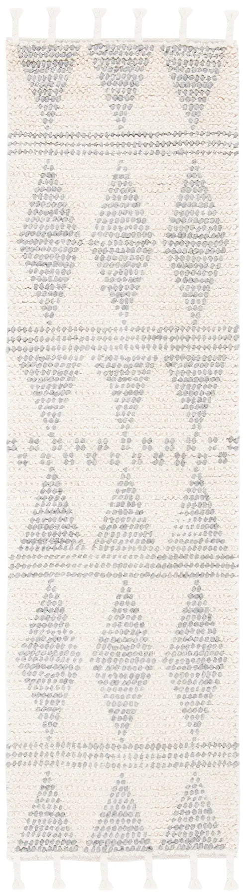 Safavieh Casablanca 2'-3" x 8'-0" Rug in Ivory / Grey
